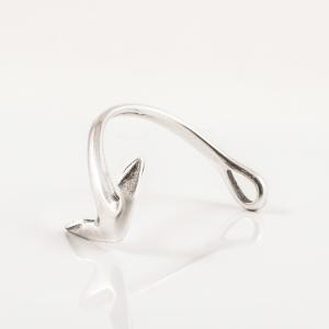 Metal Handcuff-Anchor Silver