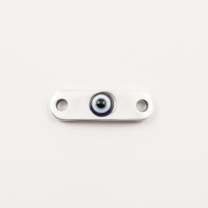 Metal Plate Eye Silver (2.8x0.9cm)