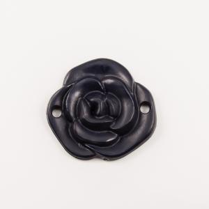 Rose Acrylic Dark Blue 4.5cm