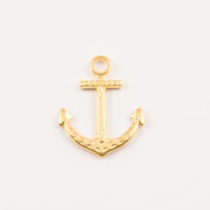 Gold Plated Anchor Forged (2.9x2.4cm)