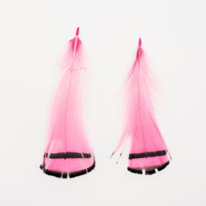 Decorative Feathers Pink (8.2x2.5cm)