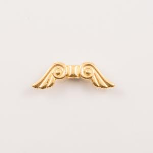 Gold Plated Metal Wings (2.8x1cm)