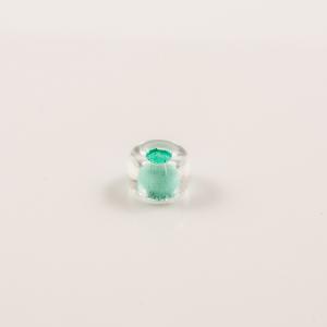 Glass Bead Transparent-Seafoam 9mm