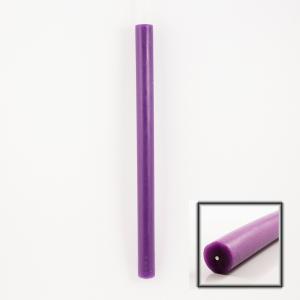 Candle Purple Round 2x30cm
