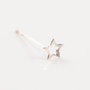 Nose Earring Silver 925 "Star"