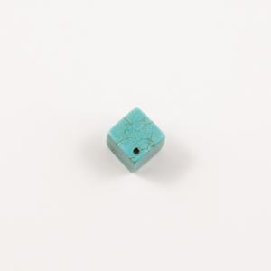 Turquoise Stone Cube (1cm)