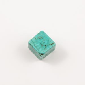 Turquoise Stone Cube (1.3cm)