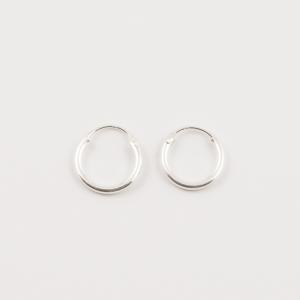Earrings Silver 925 Hoop (9mm)