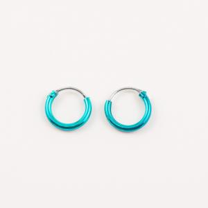 Earrings Hoop Turquoise (9mm)
