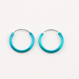 Earrings Hoop Turquoise (1.4cm)