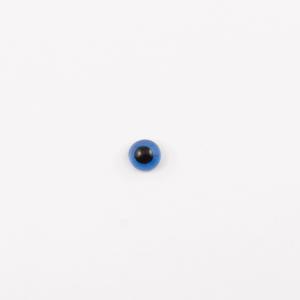 Γυάλινο Μάτι Μπλε (4mm)