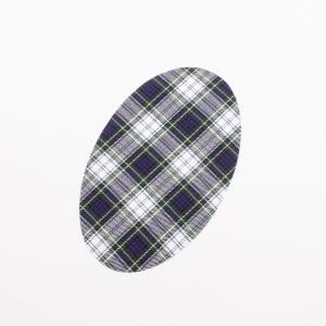 Patch Checkered Blue-Green-White