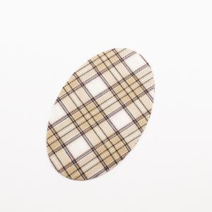 Patch Checkered Beige-Red-Black