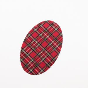 Patch Checkered Beige-Red-Blue