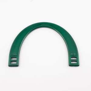 Acrylic Bag Handles Green 16x11cm