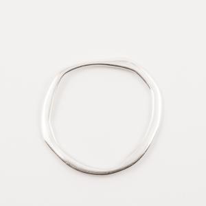Forged Hoop Silver (5.5cm)