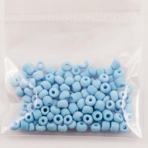 Beads Round Light Blue Matte (12gr)