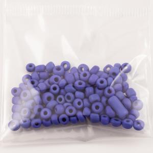 Beads Round Blue Matte (10gr)