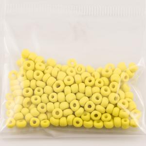 Beads Round Yellow Matte (12gr)