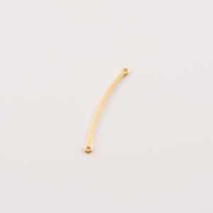 Gold Plated Metal Item (4x0.2cm)