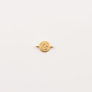 Gold Plated Metal Item (1.2x0.7cm)