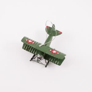 Miniature Airplane Khaki 10x9cm