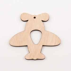 Ξύλινο Αεροπλάνο (7.9x7.3cm)