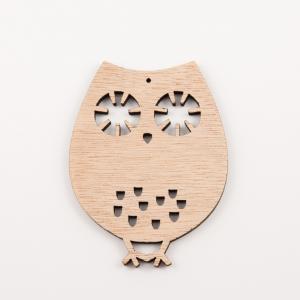 Ξύλινη Κουκουβάγια (7.5x5.8cm)