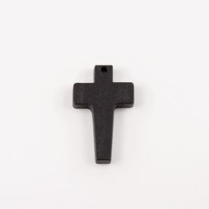 Wooden Black Cross (3.5x2.1cm)