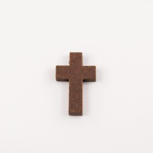 Wooden Brown Cross (3x2cm)