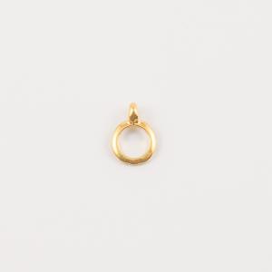 Gold Plated Grommet with Hoop 1.2x0.9cm