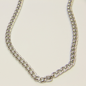 Silver Plated Aluminum Chain (1.5x1cm)