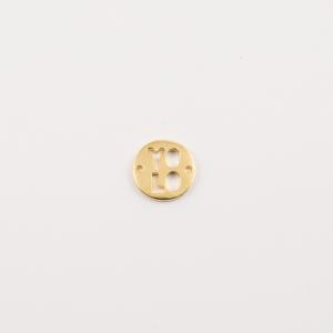 Gold Plated Plate YOLO 1.4cm