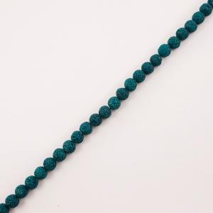Rows Lava Beads Teal (12mm)