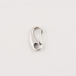 Κούμπωμα Γάτζος Ασημί 3.1x1.5cm