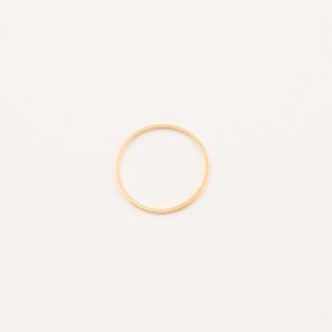 Gold Plated Circle Outline 2cm