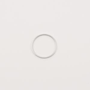 Circle Outline Silver 2cm