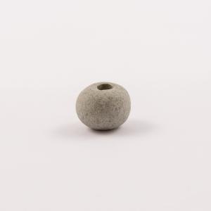 Ceramic Bead Gray 1.5cm