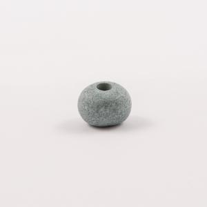 Ceramic Bead Light Blue Gray 1.5cm