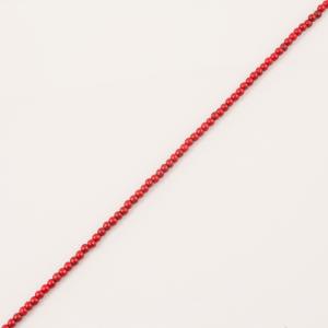 Coral Beads Row (3mm)