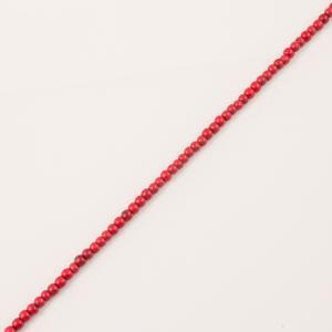 Coral Beads Row (4mm)