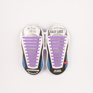Silicone Shoe Laces "Easy Lace" Purple