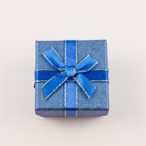Κουτί Δώρου Σκούρο Μπλε 5x3.5cm