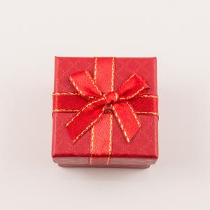 Κουτί Δώρου Κόκκινο 5x3.5cm