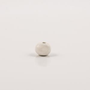 Ceramic Bead White 1cm