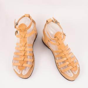 Leather Sandal "Gladiator" Double