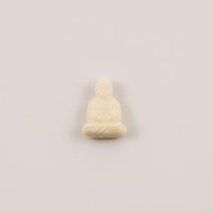 Βούδας Πάστα Κοράλι Λευκός 2.5x1.8cm