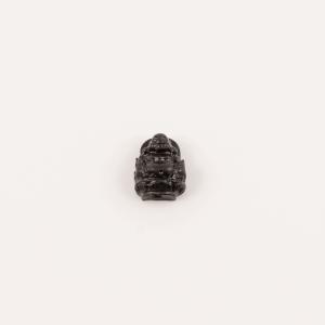 Buddha Coral Paste Black 1x0.8cm