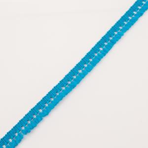 Braid with Tassels Turquoise (1.7cm)