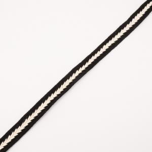 Flax Black-Ivory 2cm